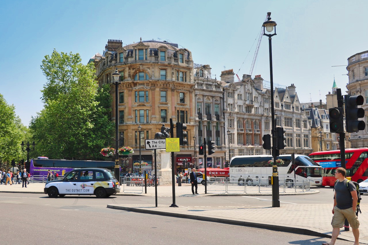 Typical architecture around Trafalgar Square